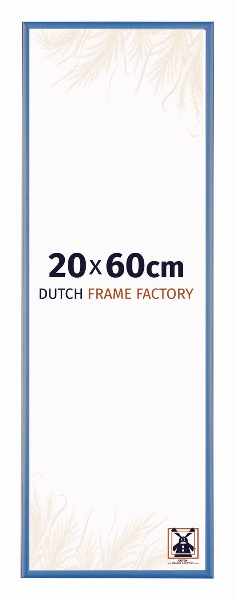 Fotolijst 20x60 cm - Aluminium - Staal Blauw - Kampen