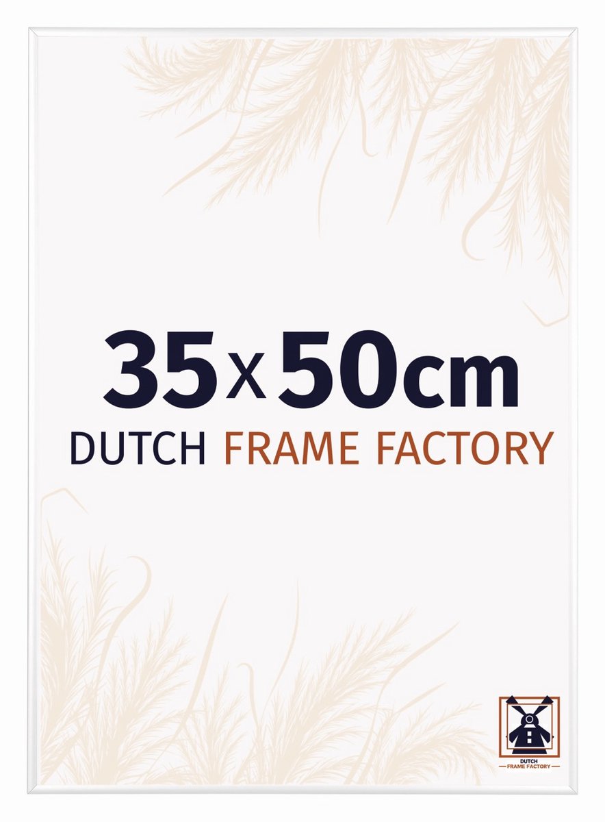 Dutch Frame Factory Fotolijst 35x50 cm - Aluminium - Wit Hoogglans - Kampen