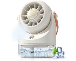 longziming -Tafelventilator - Bureaufan Met Waterkoeling - Draagbare Mistventilator - Verstelbare…
