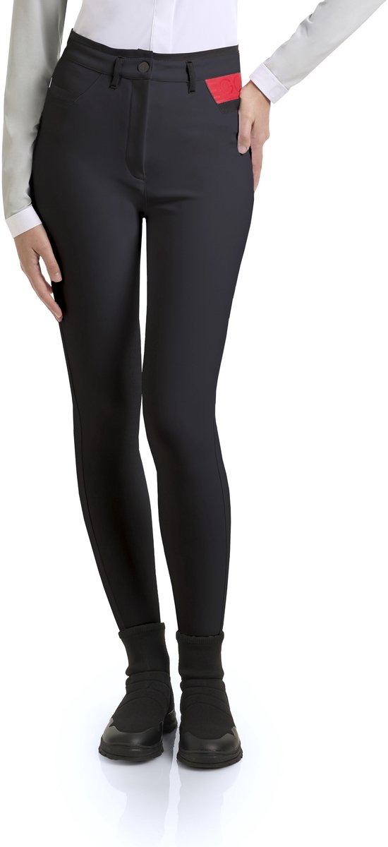 Ego7 SS26 Rijbroek Violet Knie Grip-Black-36