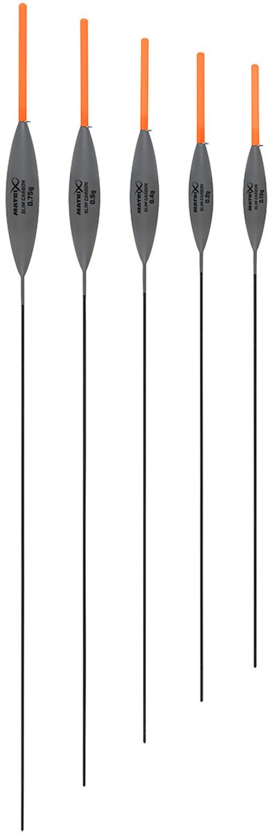 Matrix Slim Carbon Pole Float – Slanke Dobber voor Langzaam Zakkend Haakaas - Maat : 0.30g