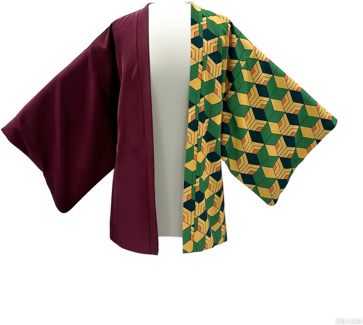 Anime Kostuum voor Shinobu en Zenitsu - Demon Cosplay Kimono en Cloak voor Halloween en Carnavalsfeesten