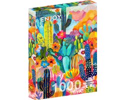 Enjoy Puzzle legpuzzel Cacti Land 1000 stukjes natuur karton.