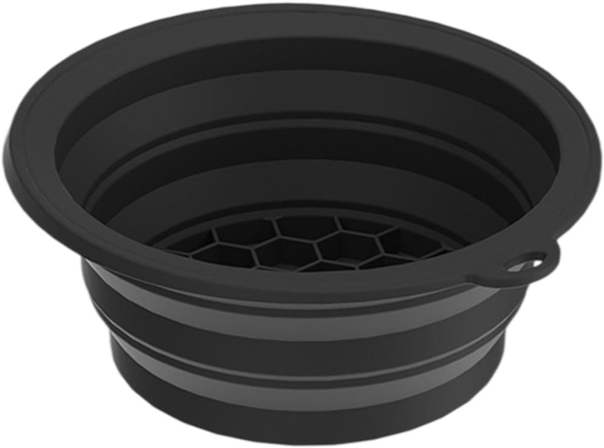 Gezichtsbad Kom - Ijsbad Kom - Gezichtsverzorging - Dubbele Koelfunctie - 25 x 25 x 3 cm - Zwart