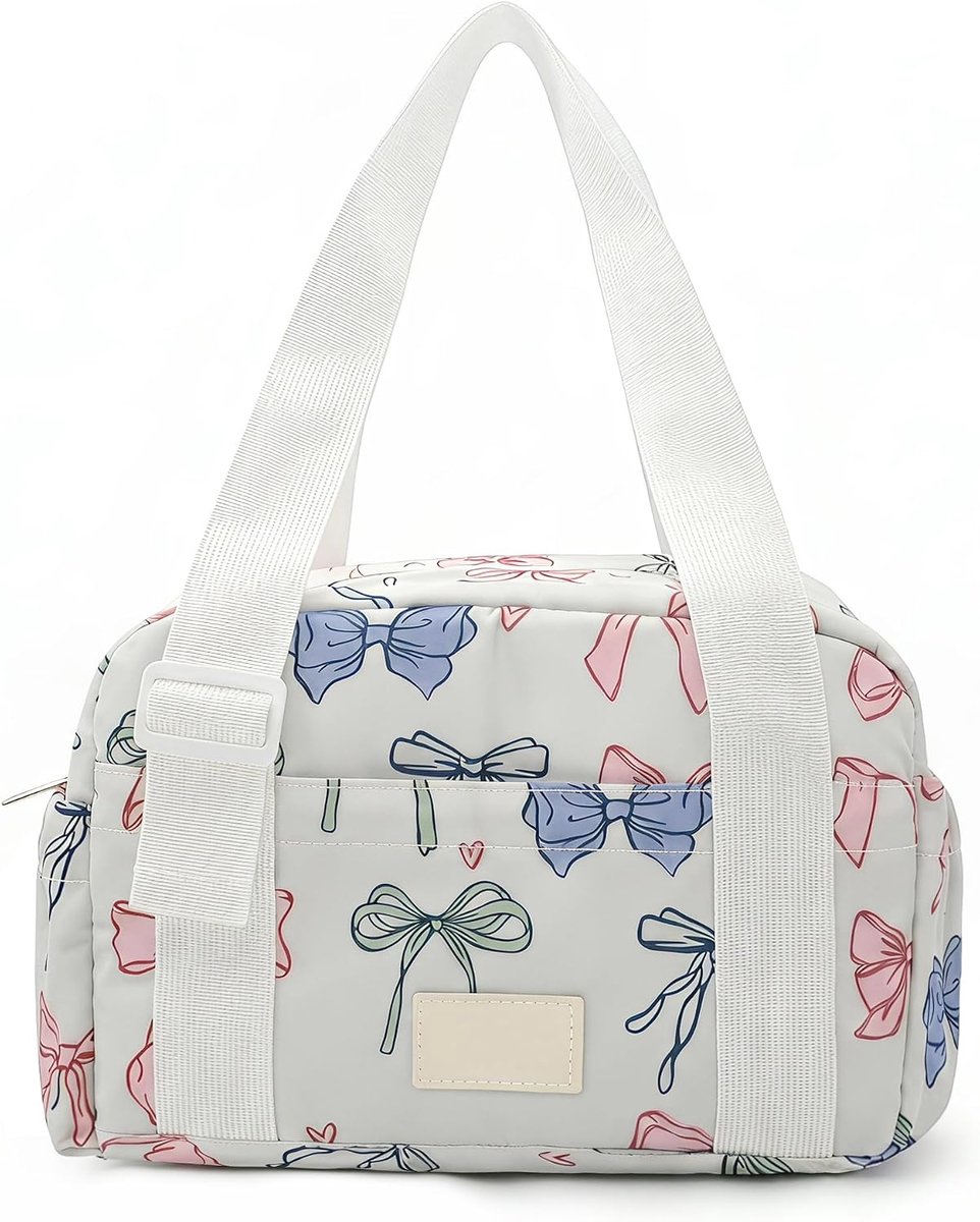 SnelShoppen - 6L Herbruikbare Lunchtas - Geïsoleerde Lunchbox voor Volwassenen - Verstelbare Draagtas - Lekvrije Koelere Lunchcontainer - Beige - Voor