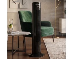 Hausberg Pro® Toren Ventilator 75CM | 3 Snelheden | 90° Oscillerend - Krachtig & Stil | Staand Torenventilator