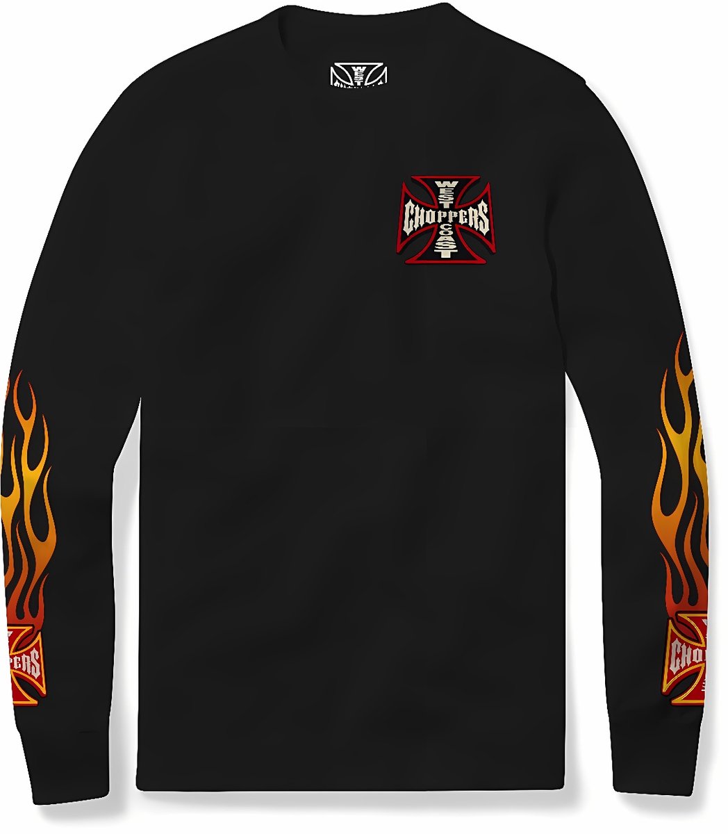 WCC West Coast Choppers Heren Longsleeve Not Doing It Your Way Long Sleeve WCCLS0013ZW