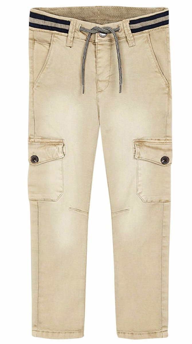 Mayoral chino Cargo maat 122 walnoot