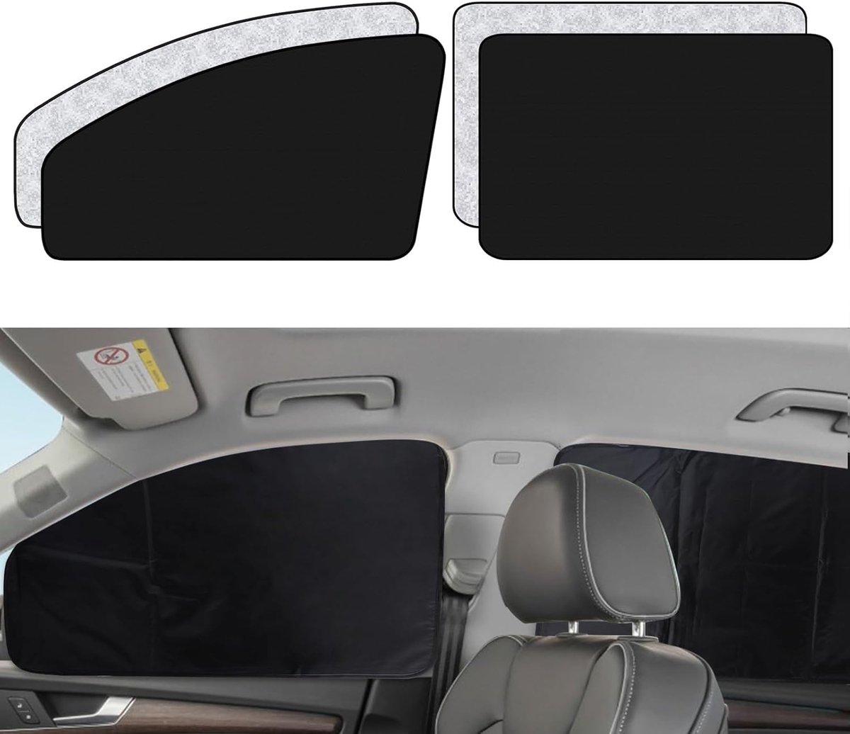 autozonwering magnetische | Magnetische verduistering voor autoruiten, 100% ondoorzichtig, inkijkbescherming voor de auto, hittebescherming