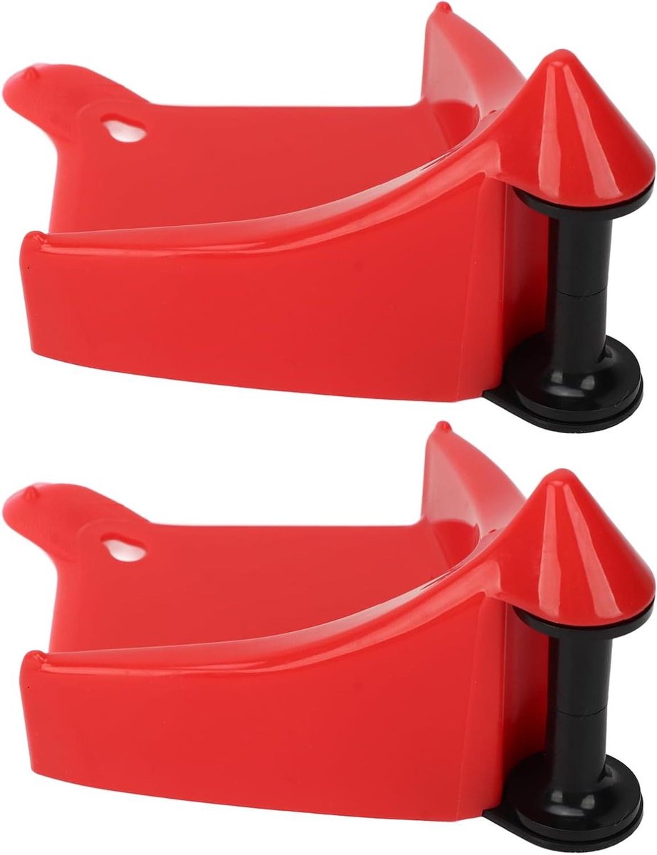 Wielkeg - Bandenstopper Bandenblok - Voertuig Positioneren - Uniek Rolsysteem - 21 x 12 x 7 cm - Zwart