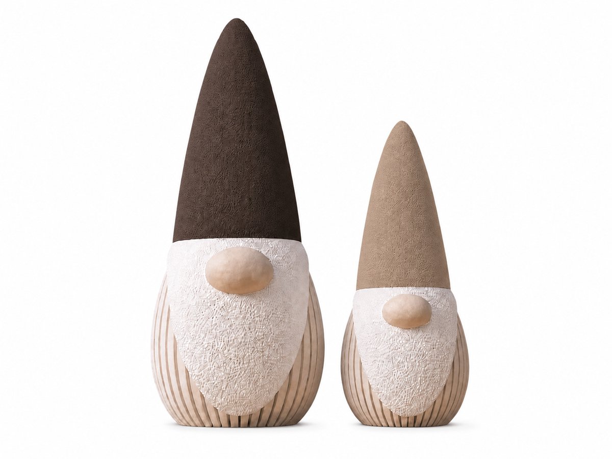 Set van 2 Decoratieve Herfstkabouters