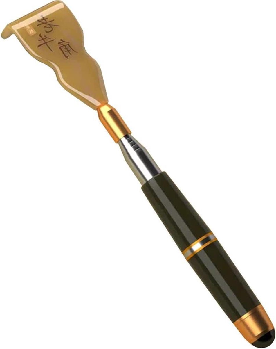 Ruggenkrabbers - Krabgereedschap - Ontspanning - Intrekbaar met ballen - 21-54 cm - Donkergroen