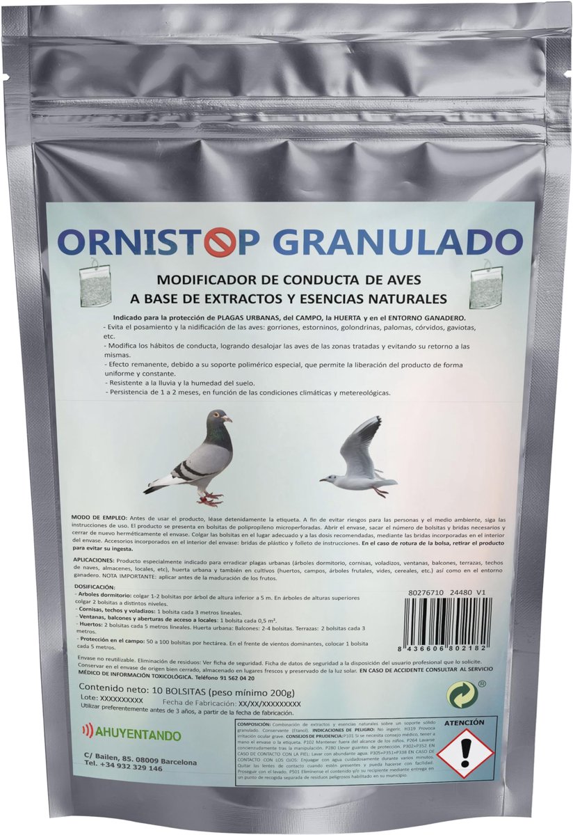 SnelShoppen - Ornistop Vogelafweerzakken voor Planten, Fruitbomen en Terrassen - 10 Stuks, Effectieve Vogelbescherming, Milieuvriendelijk en Herbruikb