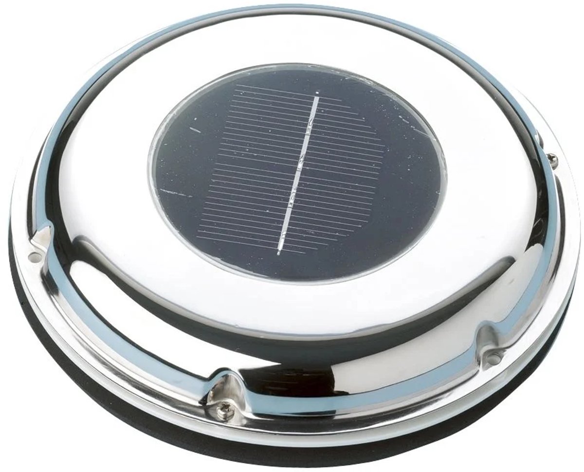 Trem RVS Dekventilator op zonne-energie 20m³/uur