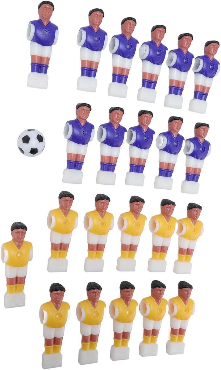 Tafelvoetbalspelers - Vervangers Poppen - Tafelvoetbal Repareren - Duurzame Hars Constructie - 22 stuks - Niet gespecificeerd