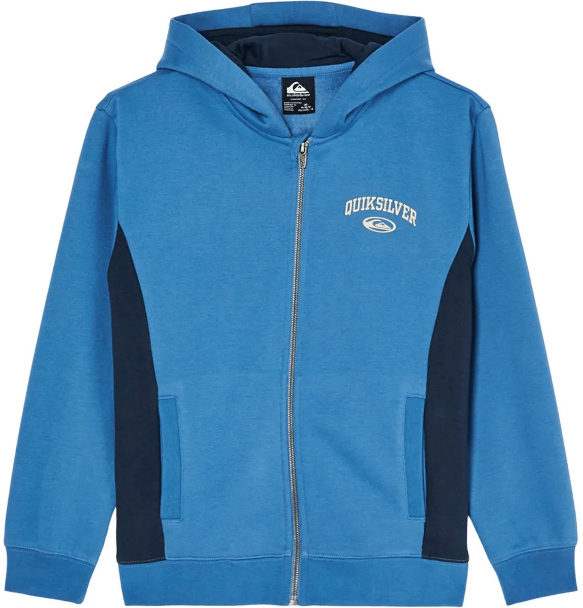 Quiksilver No Teacher Hd Z Sweatshirt Met Rits 10 Years Jongen Quiet Harbor