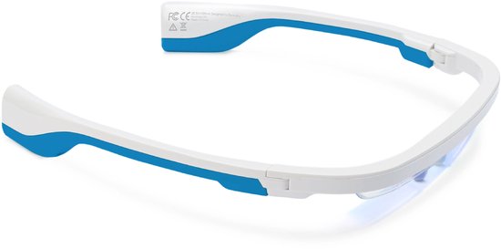 AYOlite lichttherapiebril - Inclusief bioritme-app - Vergelijkbaar met de krachtigste daglichtlampen - Veilig getest voor de ogen (IEC 62471 No Risk) - UV- en infraroodvrij - 100% bewegingsvrijheid - Stijlvolle en effectieve daglichtbril
