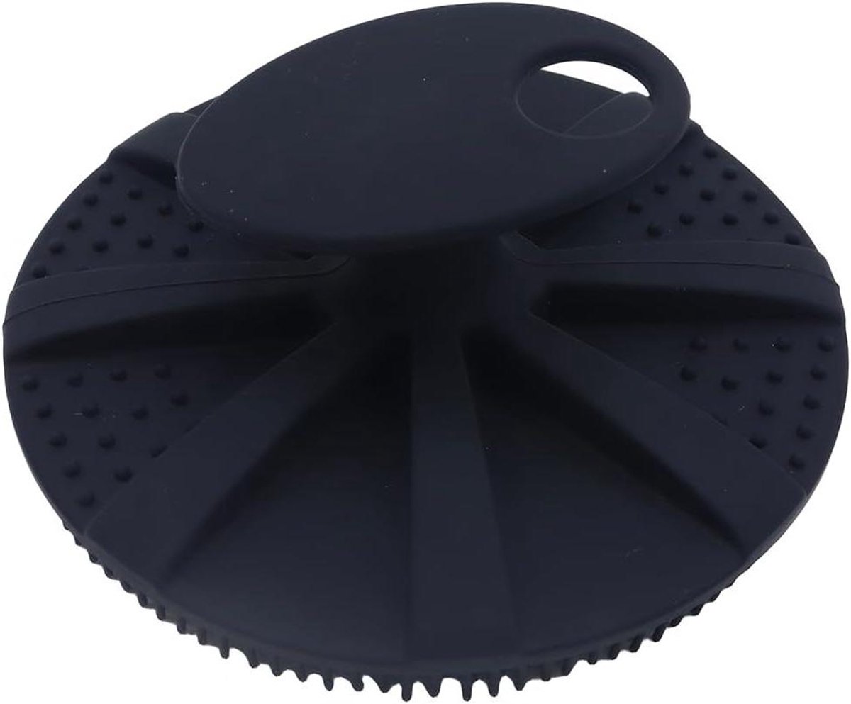 Siliconen Body Scrubber - Douche Borstel - Huid Reinigen - Zachte Exfoliërende Borstels - 10.5 x 4 cm - Zwart