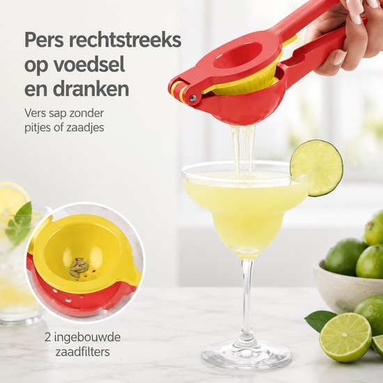 BOTC Citroenpers - Limoenpers - Handcitruspers - Citrusknijper - Handpers - Fruitpers van Merkloos — afbeelding 2