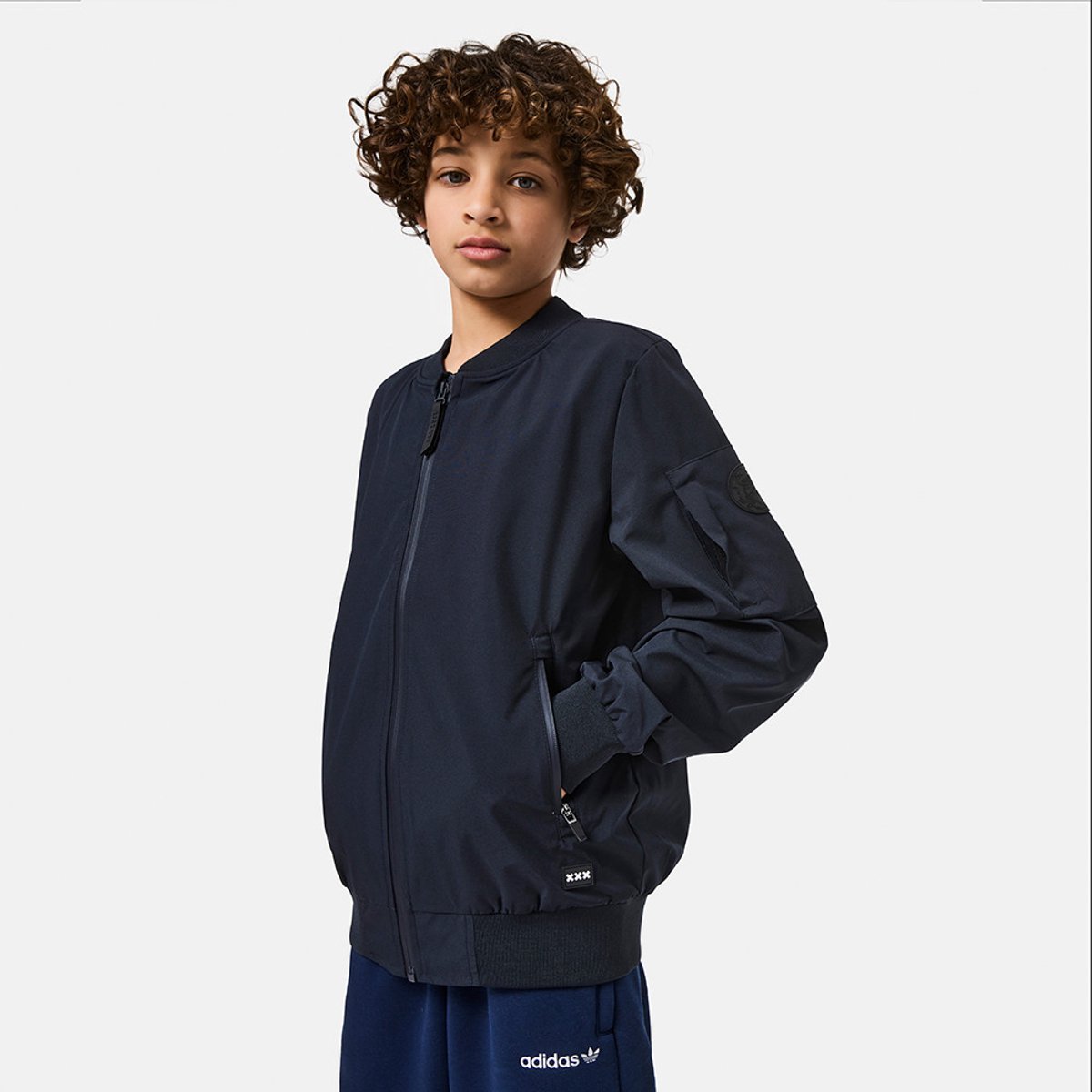 Ajax-softshell jas navy junior