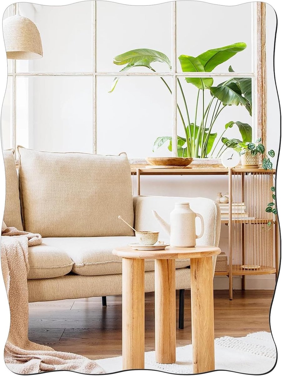 Stijlvolle Decoratieve Wandspiegel voor Thuis, Modern Design, Perfect voor Interieur en Accessoires