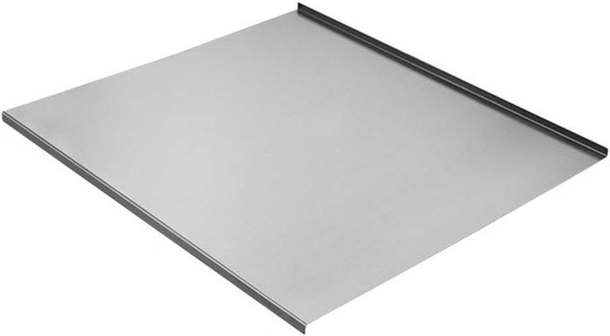 Werkblad Saver - Snijblok Keuken - Hygiënisch Snijden - Roestvrij Staal - L800×D580mm - Zilver