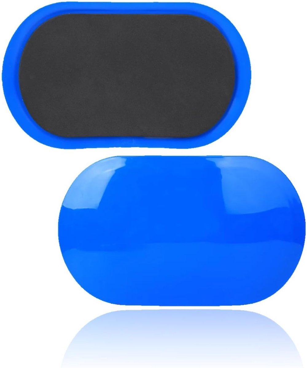 SnelShoppen - Glijschijf 24 x 14,5 x 1 cm voor Fitness, Yoga en Pilates - Sportglijschijf, Glijpad, Trainingsaccessoires, Sliders voor Sportschool en