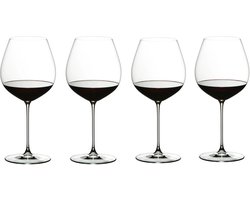 Riedel Wijnglazenset - Rode Wijnglazen - Veritas - Pinot noir - 710 ml - 4 stuks