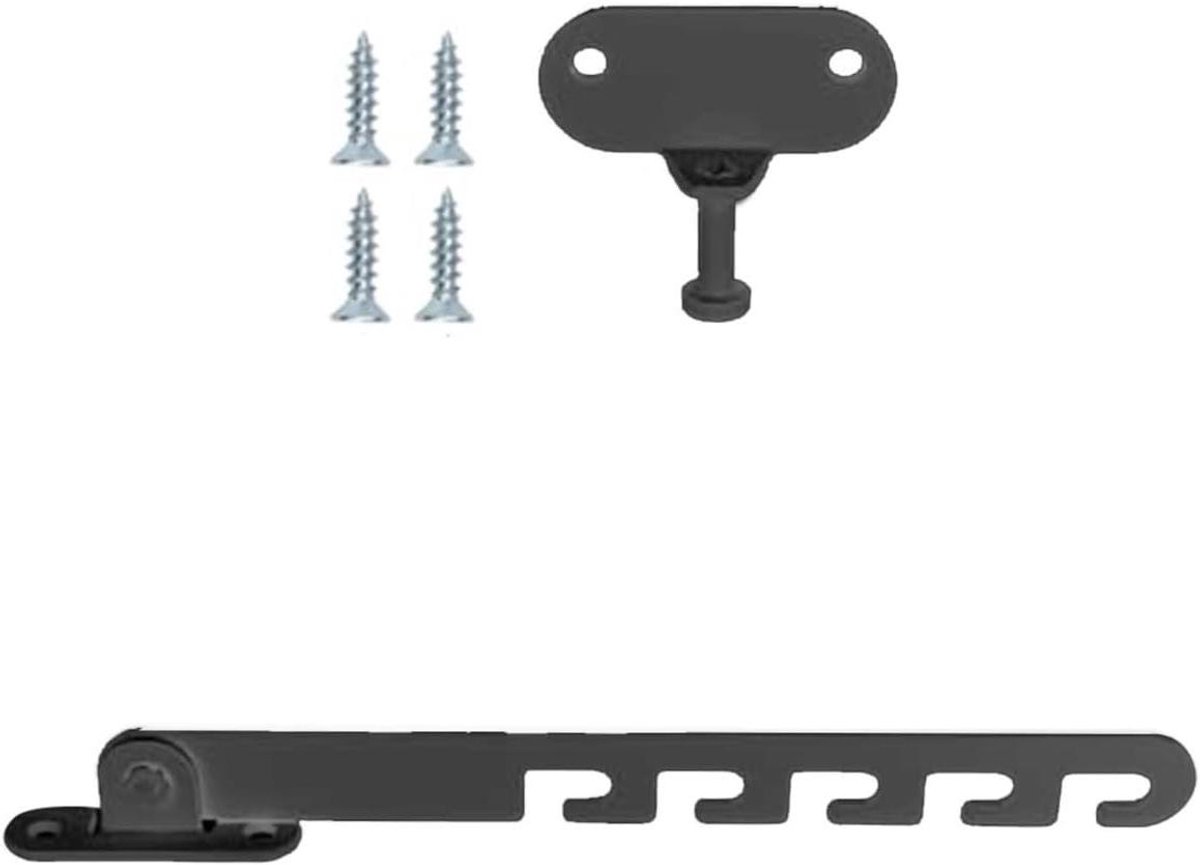 Raambegrenzer - Raamstopper - Ventilatie Regelen - Verstelbare Openingshoek - 17 x 5 x 3 cm - Zwart