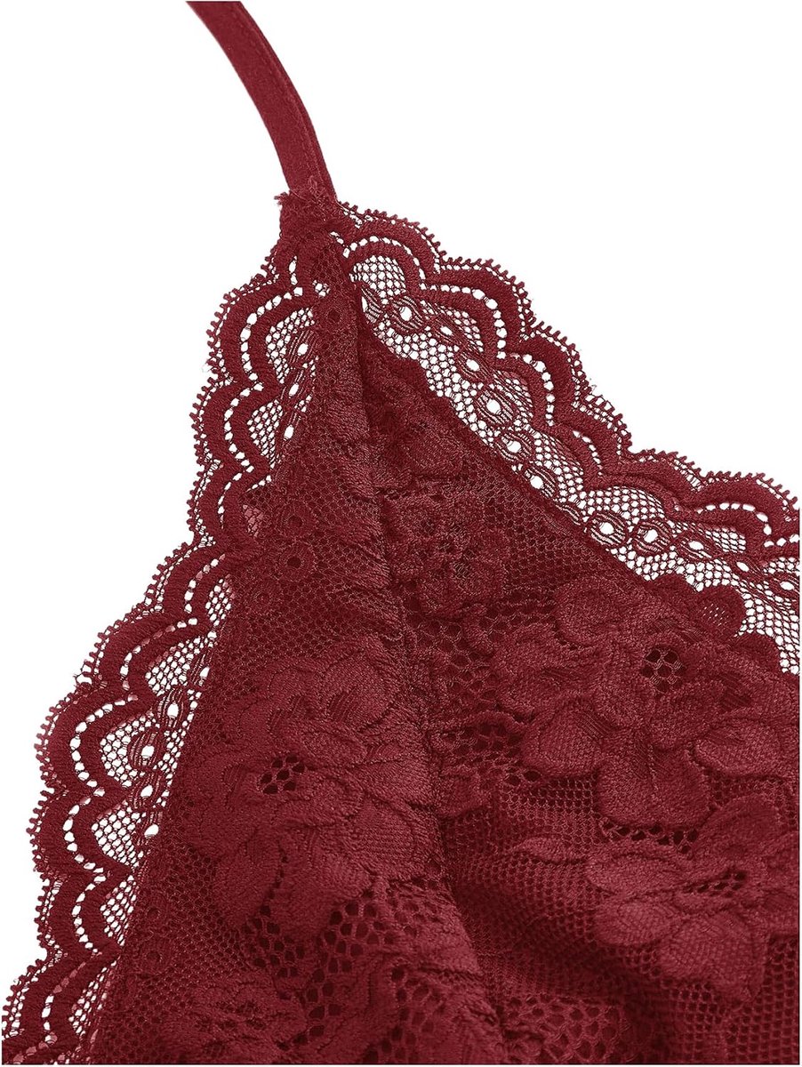 Y2k Camisole met bandjes voor dames, crop top, haltertop, met contrasterende kant