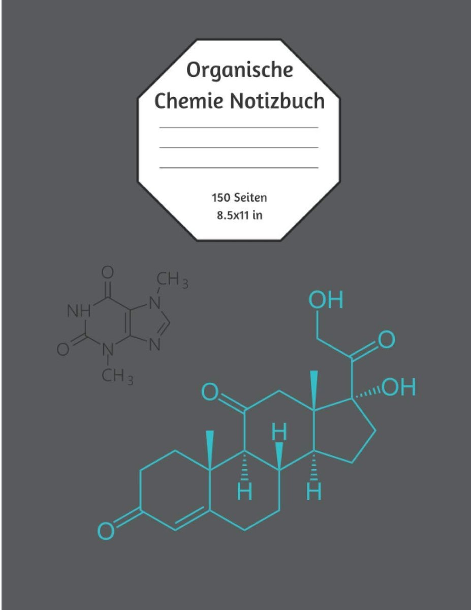 Organische Chemie Notizbuch: Organische Chemie Notizbuch & Biochemie, Papier für organische Chemie zum Zeichnen von Molekülen | Sechseckig Millimeterpapier Notizbuch