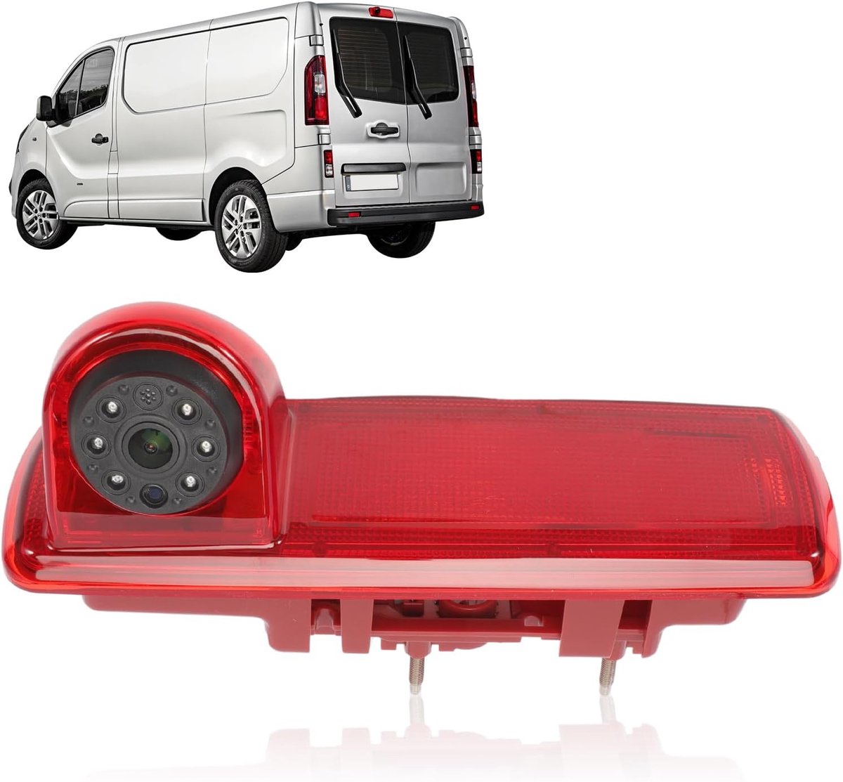 Achteruitrijcamera Auto voor Talento/Nv300/Traffic Remlicht voor het dak nachtzicht camera 3e stoplicht camera Prima Star/Vauxhall Vivaro/Verkeer