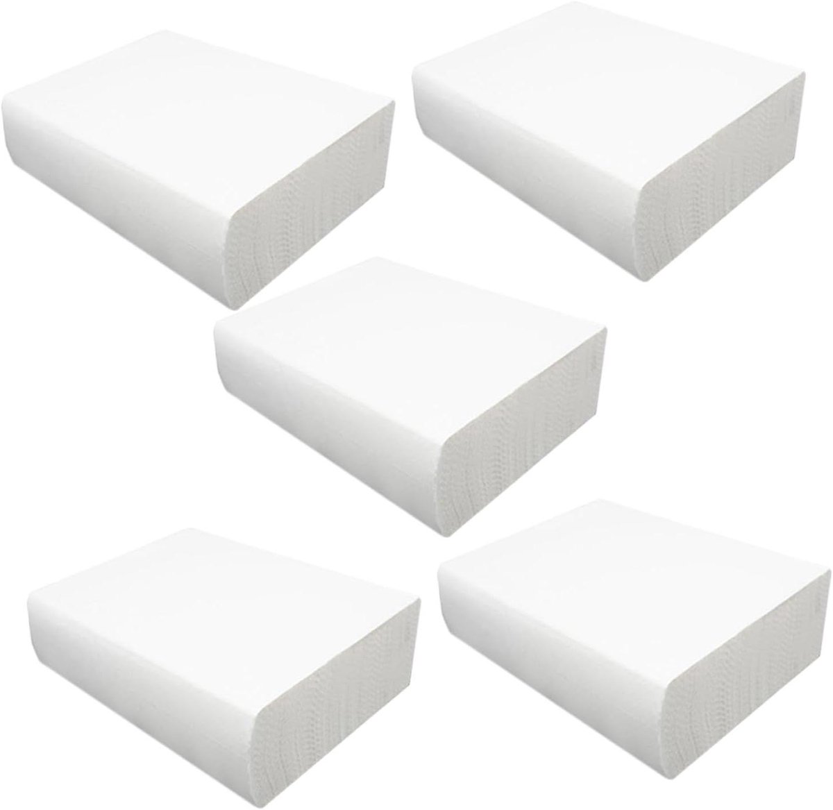 Papieren Servetten - Handdoekjes - Hygiënisch Gebruik - Waterabsorberend - 20x20cm 100 stuks - Wit