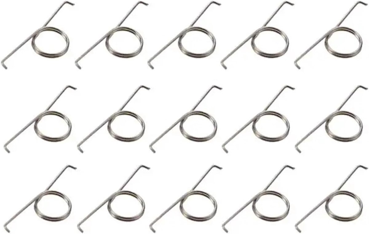 15 stuks metalen drukveren voor Playstation L2 R2, toetsenveren voor PS5-veermontage-controller