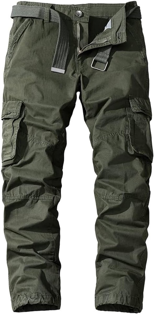 Cargobroek voor heren, katoenen outdoorbroek, werkbroek, militaire broek, tactische broek, rangerbroek met veel zakken