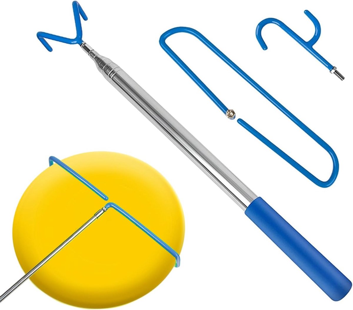 Disc Golf Gripper Rod Retriever met 3 Haken voor Water Disc Golf Accessoires voor Outdoor Disc Sport Beginners
