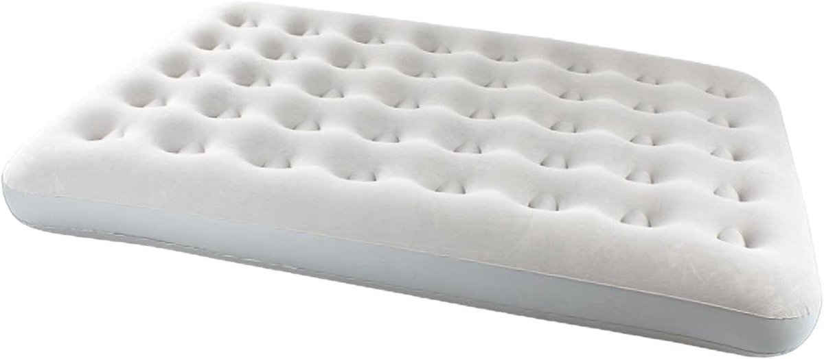 Luchtmatras Dubbel - Opblaasbaar bed - Kamperen en thuis - Optimale lichaamsondersteuning - 191 x 137 cm - Meerkleurig