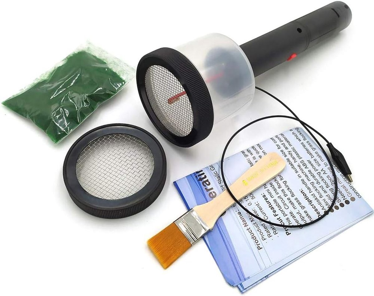 Mini Static Grass Flocking Applicator met Antislip Grip voor DIY Landschapsmodellering en Sand Table Decoratie
