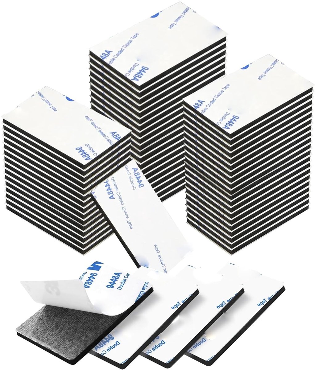 Dubbelzijdige Schuimtape - 60 Stuks Sterke Plakband voor Het Ophangen van Schilderijen, Posters en DIY Projecten