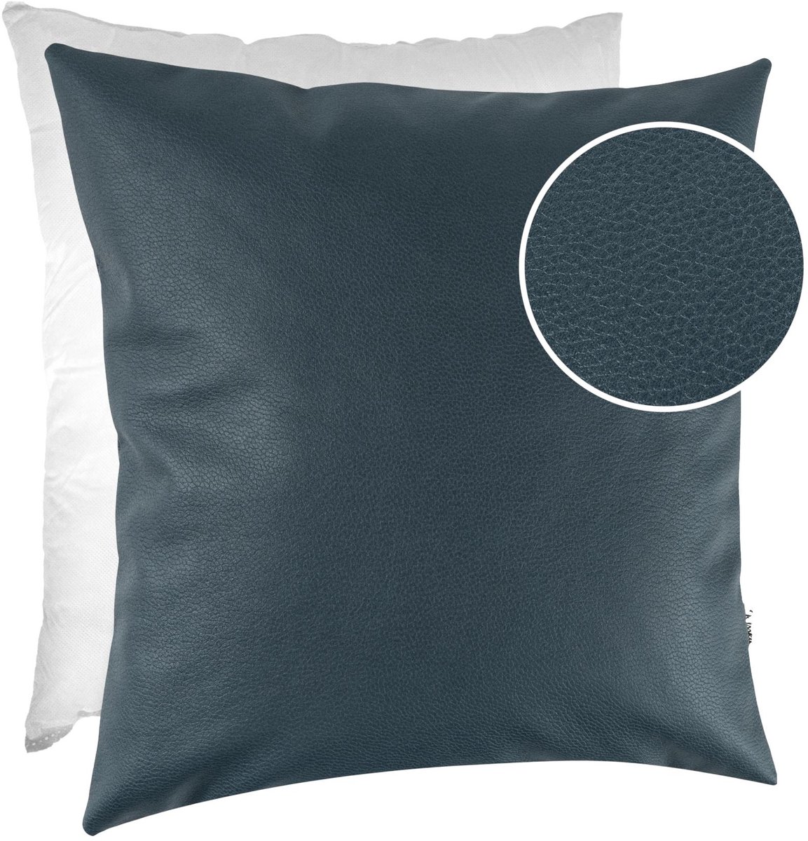 ANRO Sierkussen Groenblauw 60x60 cm - Ademend kunstleer