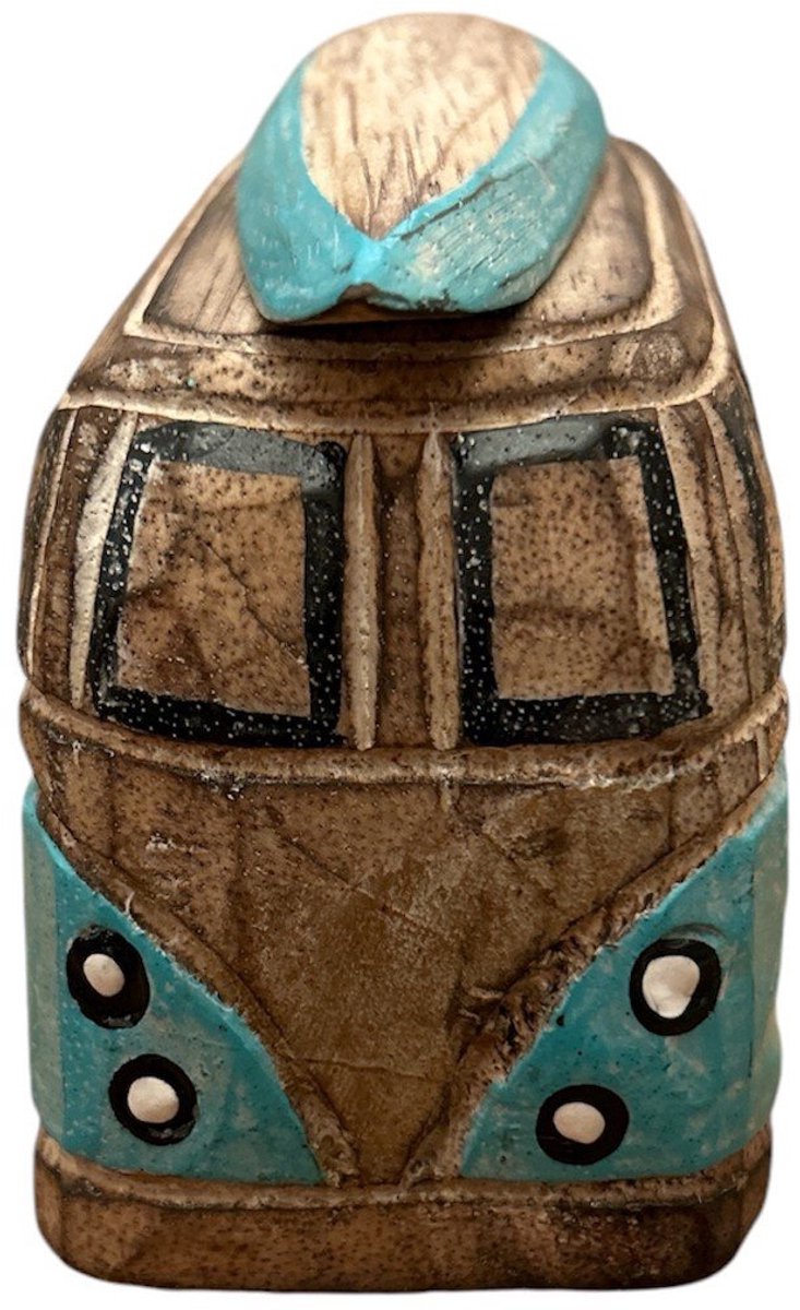 VW camper - hout - handgemaakt in Bali - ca. 12x9x6 cm.