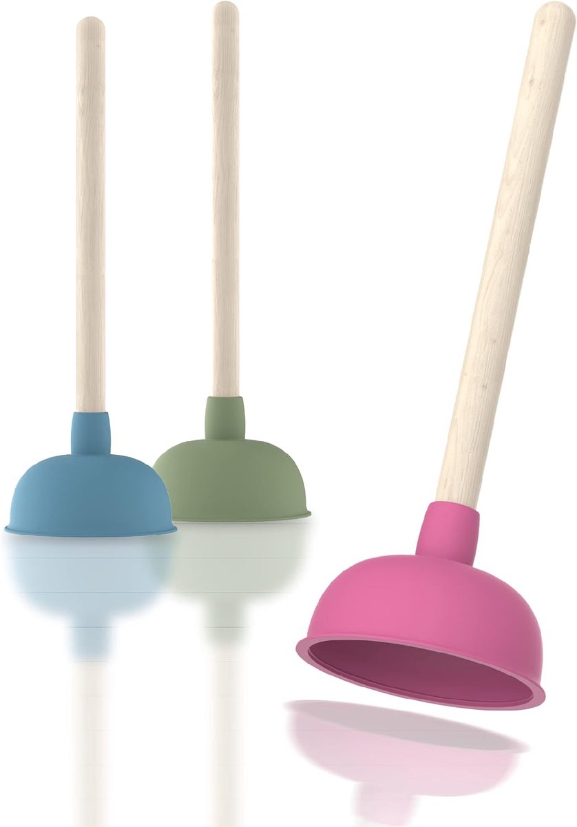 BZ002 Roze kleurrijke ontstopper voor verstopte toilet, afvoer, wastafel, douche, roze wc-ontstopper voor chemische reiniging, afvoerreiniger bij verstopping