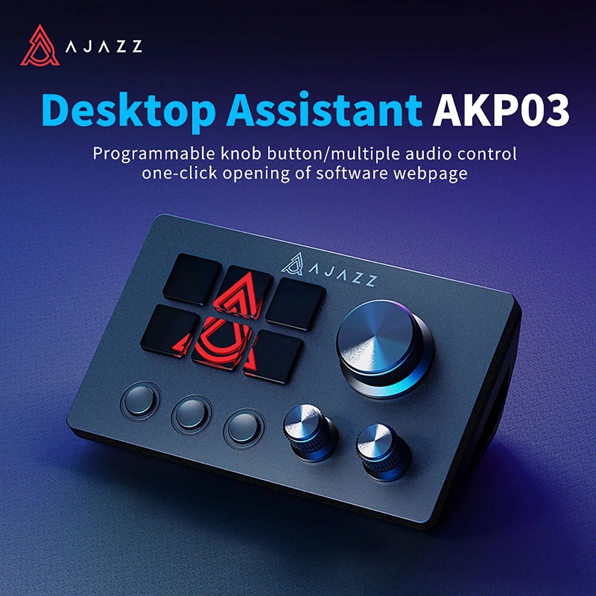 Cherrys Finds - Desktop Bedieningspaneel - Programmeerbaar Toetsenbord voor Aandelenhandel, Live Streaming, Audiomixing, Sneltoetscontroller - Mini Toetsenbord Programmeerbaar Multifunctioneel Macro Voor PC Gebruikers - Zwart