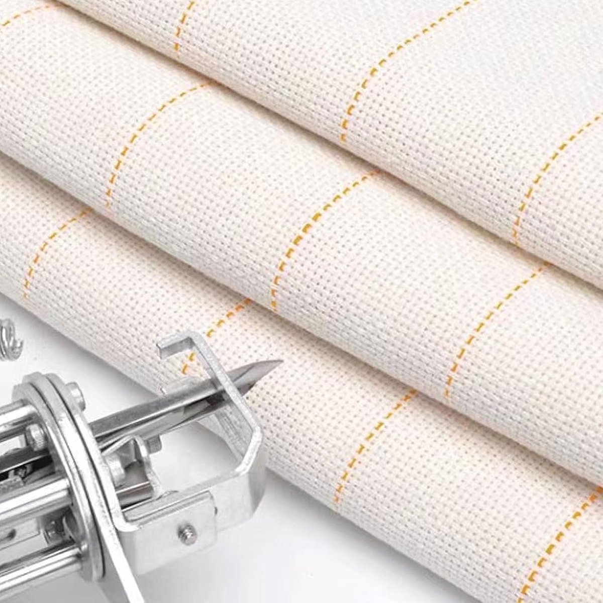 Cloth, Primaire Tufting Doek 150 x 200 cm Punch Naald Stof Met Gemarkeerde Lijnen Voor Borduurwerk Beginners Monk Cloth Monnikstof Handgemaakte Stof Voor Tapijt Tufting Pistolen