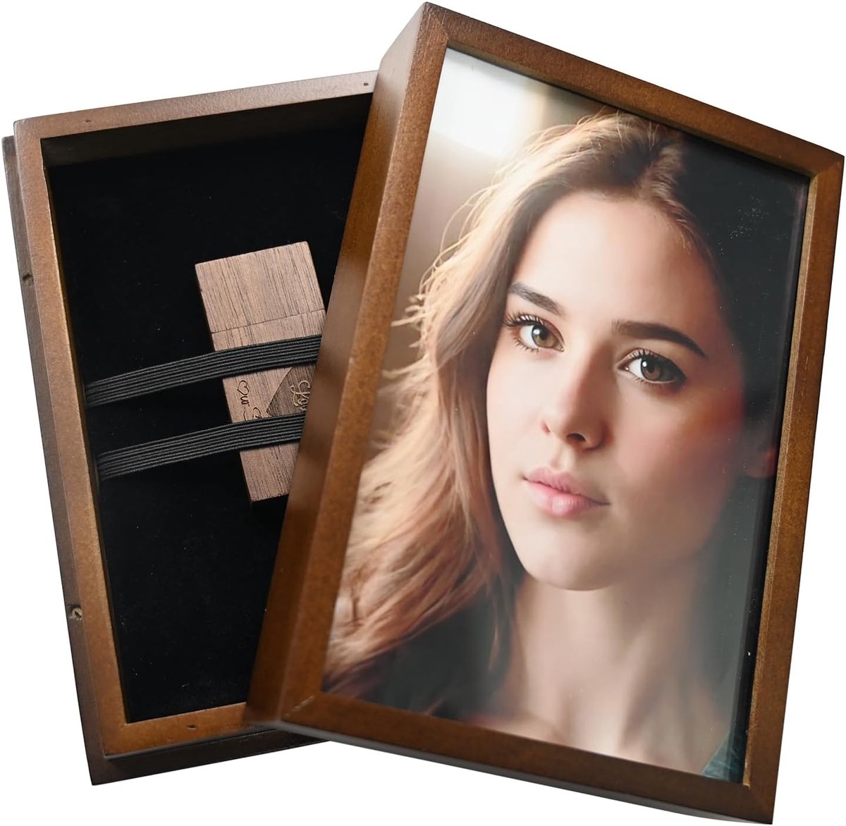 doos voor USB-flashdrive - voor foto's van 4 x 6 inch (zonder USB-stick)