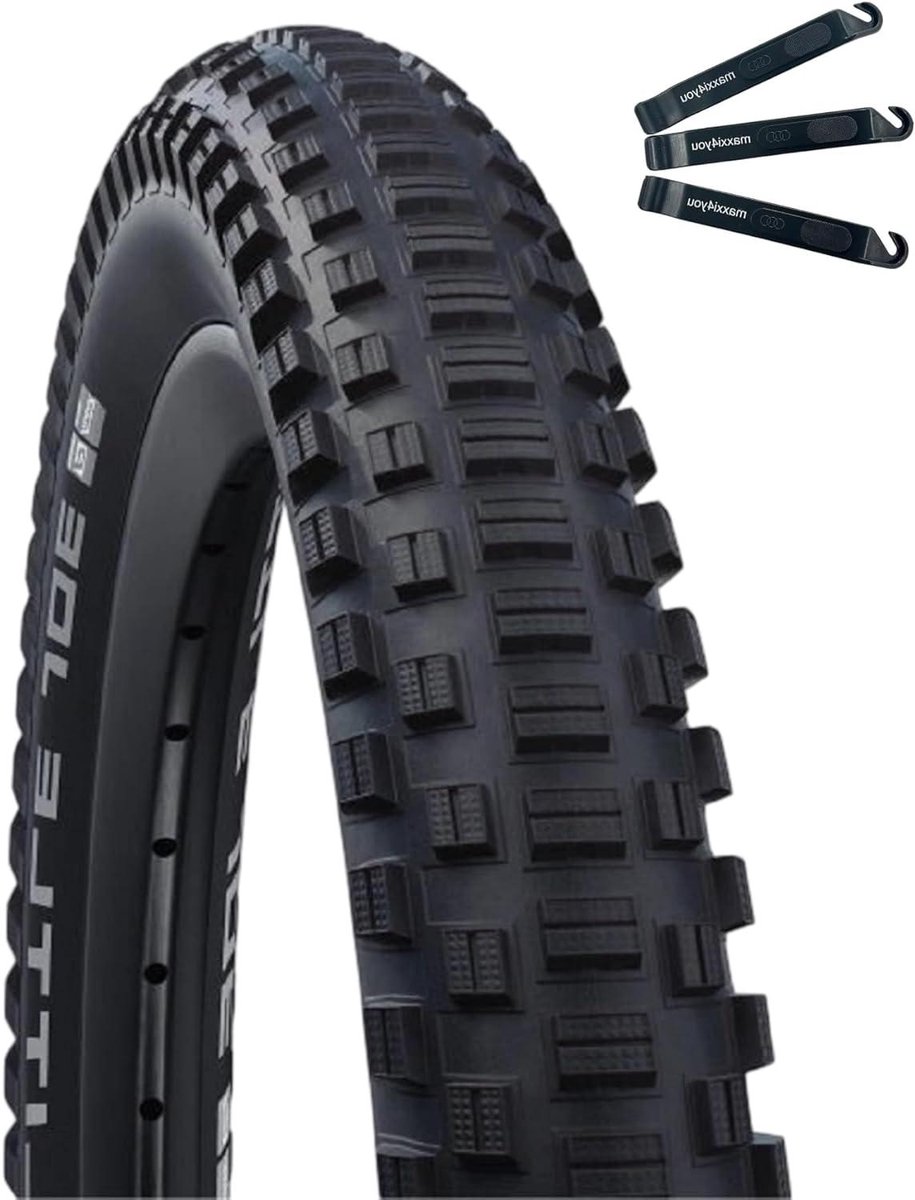 Vouwband Fietsband - Kinderband Raceband - Kinderfietsen Onderhoud - K-Guard Kevlar Versterking - 20 x 140 inch - Zwart Reflex