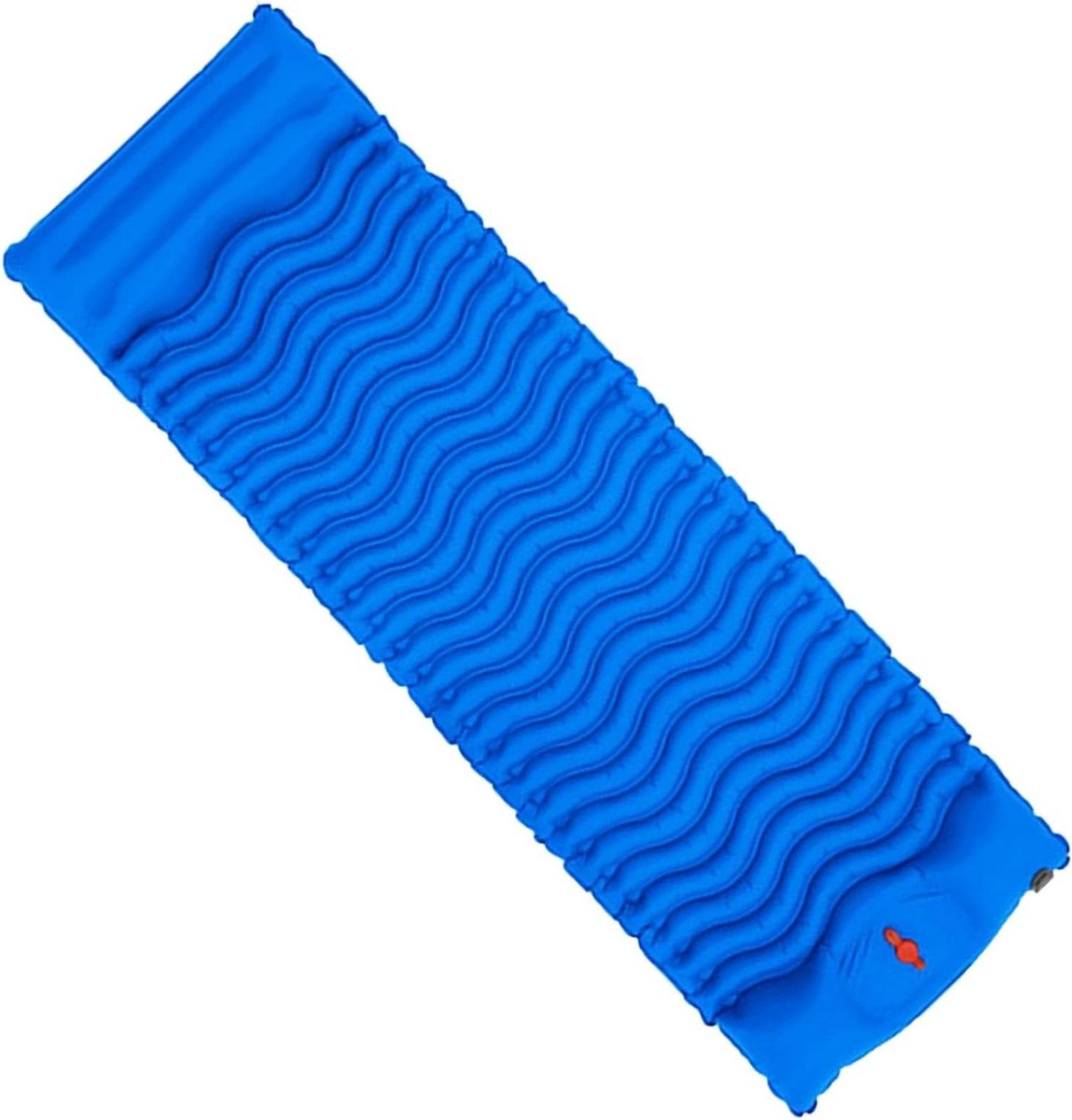 Zelfopblaasbare Slaapmat - Kampeer Matras Outdoor - Kamperen en Backpacken - Ergonomisch Kubus Ontwerp - 190x58x5cm - Blauw