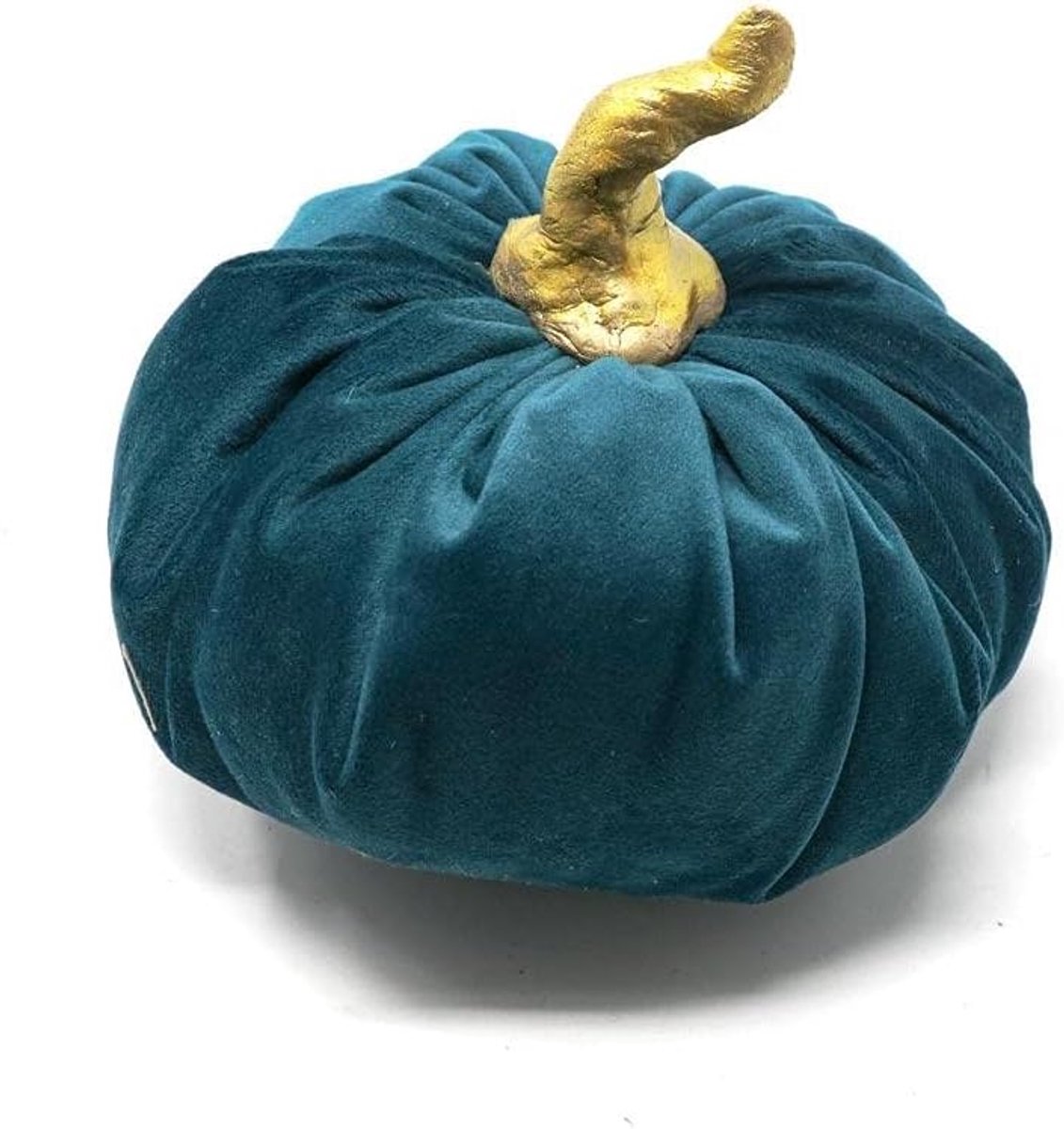Home Decor Decoratieve pompoen, petroleum, groot