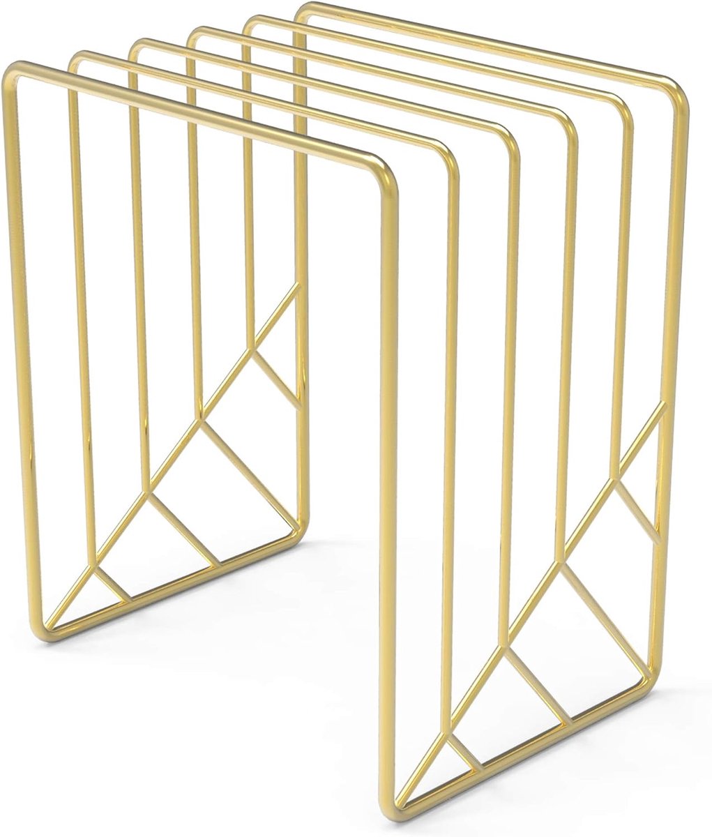 Brands Metalen Brievensorteerder, Desktop Accessoire, Vena Collectie, Goud