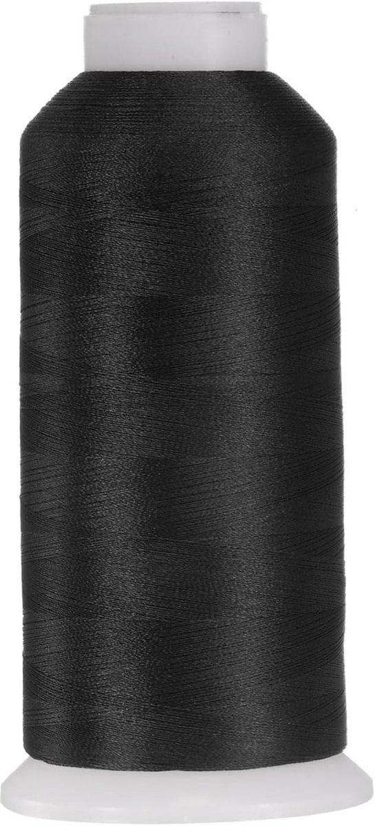 120D/2 naaigaren 4374 yards polyester quilten lange mouwen garen multifunctioneel handsteekmachinegaren borduurgaren voor naaien, quilten, patchwork en naaimachine, zwart